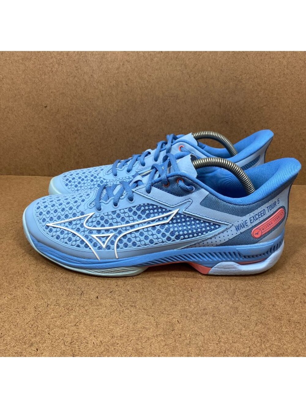 Mizuno Womens Wave Exceed Tour 5 Tennis Shoes SZ 11 Blue Lightweight Breathable